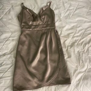 Sexy Champagne Mini Dress